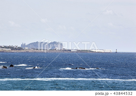 海 済州島 岩 43844532