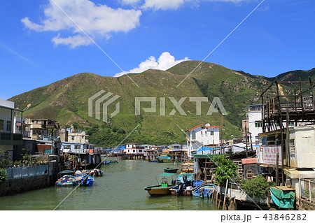 Tai O fishing village in Hong Kong 43846282