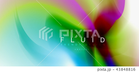 Fluid flowing wave abstract background Fluid flowing wave abstract background 43848816