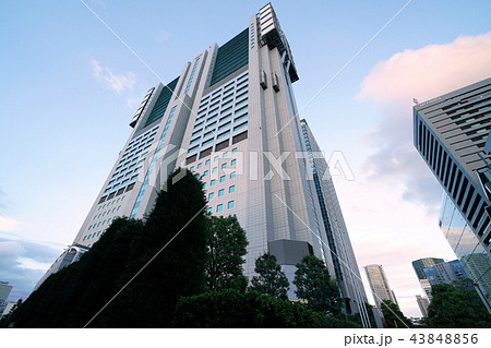日本の東京都市景観　NTTドコモ品川ビルなどを望む 43848856