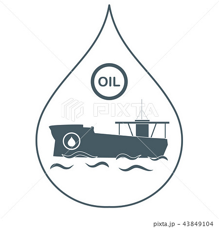 Drop inside which a tanker carrying oil 43849104