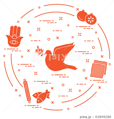 Jewish symbols 43849280