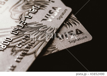 Samara, Russia-July 25.2016: Visa signature credit 43852490