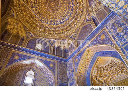 Interior of Tilya Kori Mosque and Madrasah 43854505