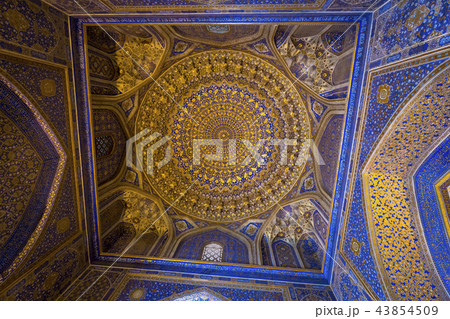 Interior of Tilya Kori Mosque and Madrasah 43854509