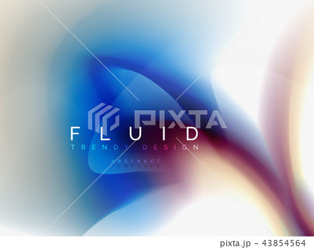 Background abstract color flow, liquid design 43854564
