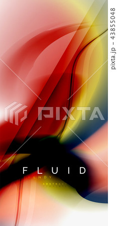 Fluid flowing wave abstract background Fluid flowing wave abstract background 43855048