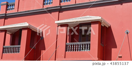 Art Deco Style Balconies Above A Hotel Art Deco Style Balconies Above A Hotel 43855137