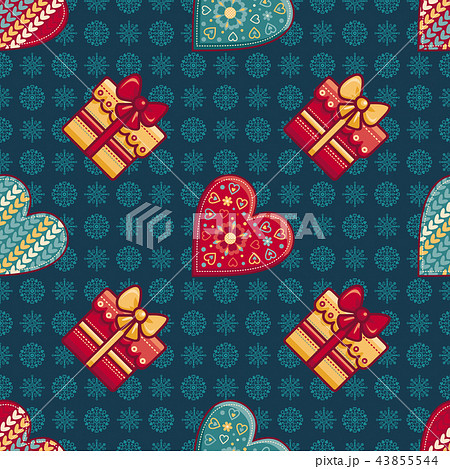 Christmas background. Seamless pattern. Christmas background. Seamless pattern. 43855544