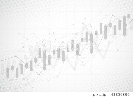 Business candle stick graph chart of stock market 43856396