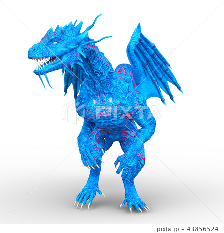 カラードラゴンのイラスト素材