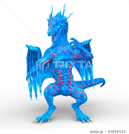 カラードラゴンのイラスト素材