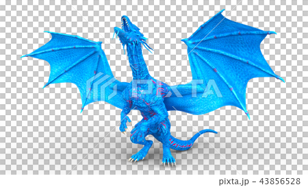 カラードラゴンのイラスト素材