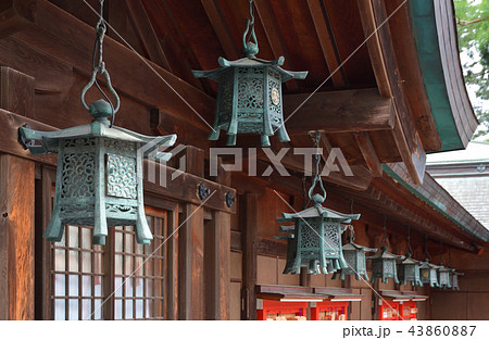 新潟市内散歩：白山神社・吊り灯篭 43860887