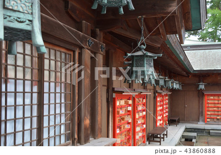 新潟市内散歩：白山神社・吊り灯篭 43860888