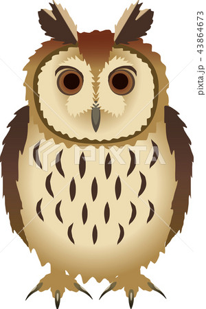 イラストオーダー＋ウサギフクロウミニ色紙 ステッカー2枚セット／ ウサギフクロウ シール・ステッカー 星屋