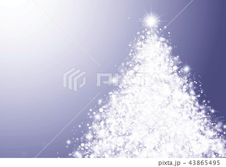 銀色クリスマスイルツリー 43865495