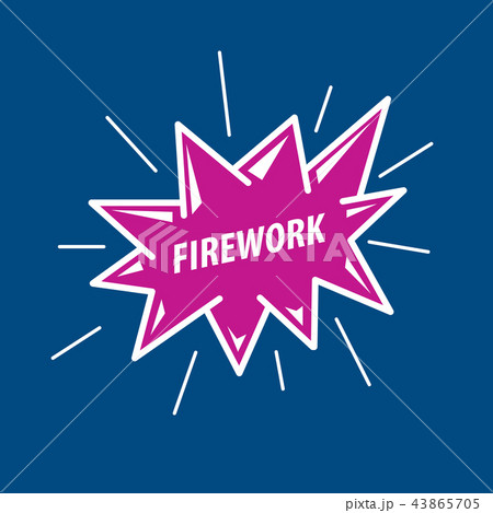 vector logo for fireworks 43865705