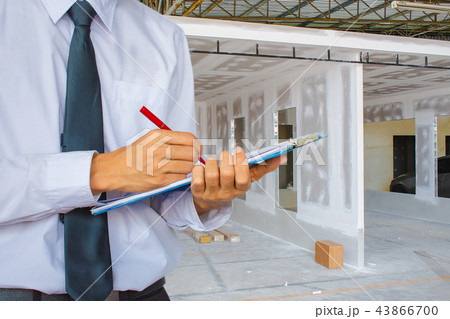 Male engineer inspection checking in factory  43866700