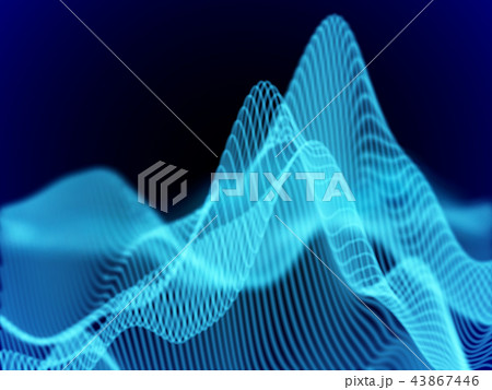 Big data abstract visualization: business charts analytics. Big data abstract visualization: business charts analytics. 43867446