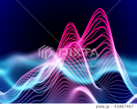 Big data abstract visualization: business charts analytics. 43867467