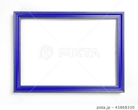Blue frame for paintings or photographs  43868330