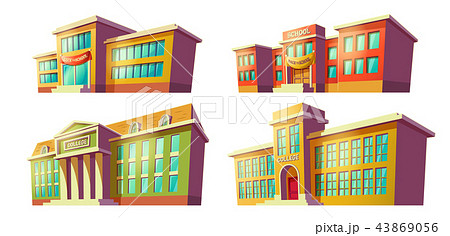 Educational institutions buildings cartoon s Educational institutions buildings cartoon s 43869056