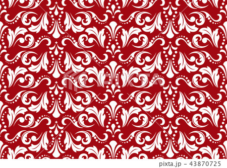 Wallpaper in the style of Baroque. Seamless vector Wallpaper in the style of Baroque. Seamless vector 43870725
