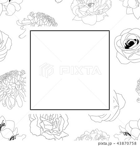 Rose, Chrysanthemum, Carnation, Peony Amaryllis 43870758