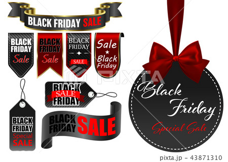 ブラックフライデー素材 43871310