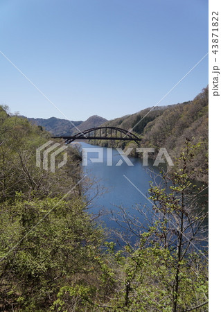 甲府市　能泉湖　荒川大橋 43871822