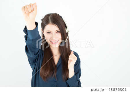 女性　ポートレート 43876301