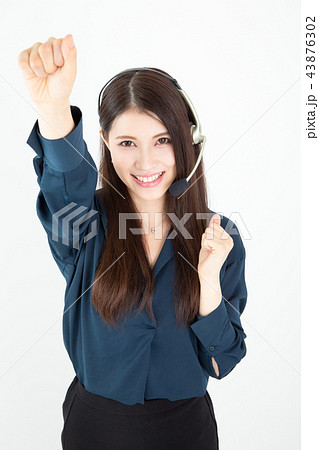 女性　ポートレート 43876302