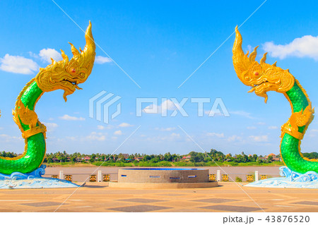 Amazing Naga Sculpture at Mekong Riverside 43876520