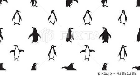 penguin Seamless pattern vector salmon cartoon penguin Seamless pattern vector salmon cartoon 43881288