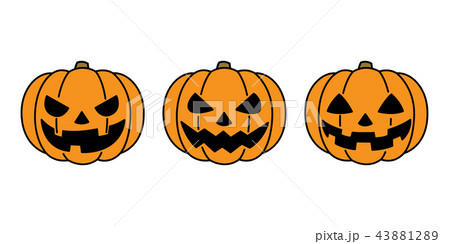 pumpkin Halloween vector icon logo ghost character 43881289