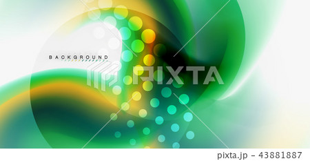 Fluid flowing wave abstract background 43881887