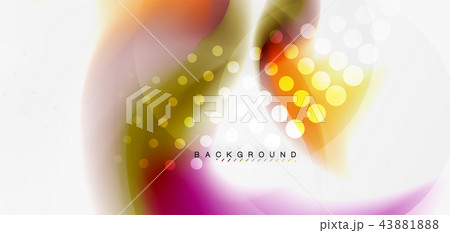 Mixing liquid color flow abstract background. Trendy abstract layout template for business or 43881888