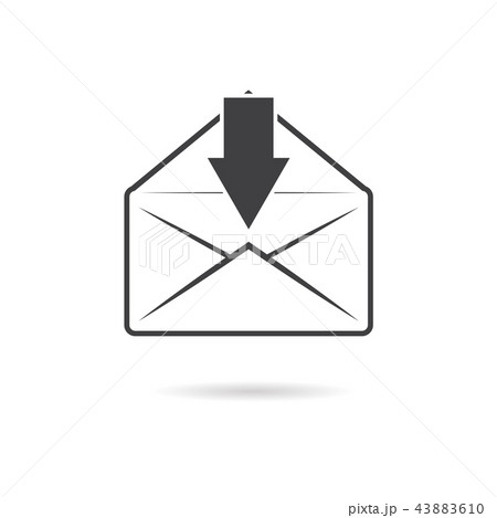 mail icon vector 43883610