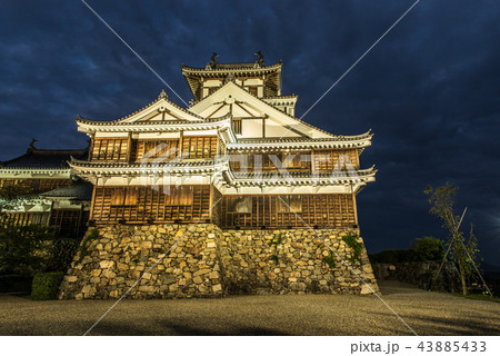 福知山城 ライトアップ 福知山城 ライトアップ 43885433