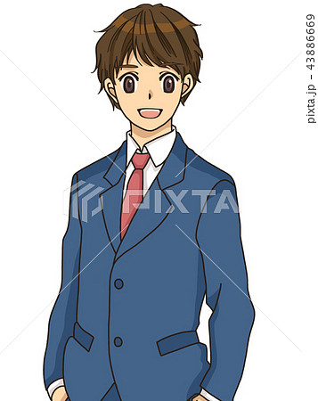 High School Boy Stock Illustration
