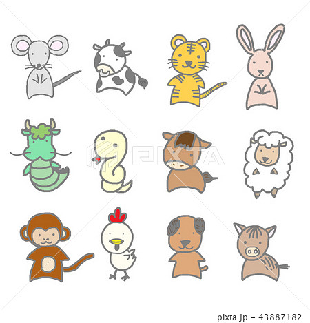 Illustration Of A Cute Zodiac With Color Drawing Stock Illustration 4371