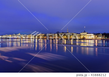 View of Admiralty embankment at night View of Admiralty embankment at night 43888212