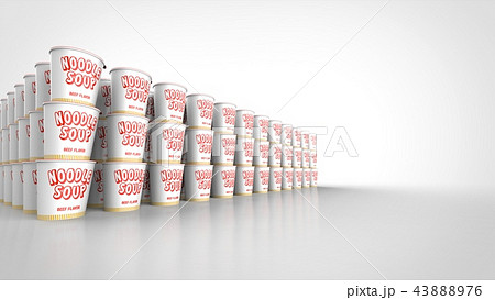 カップラーメン　大量　左 43888976