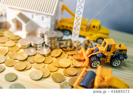 Construction industry business investment concept Construction industry business investment concept 43889372