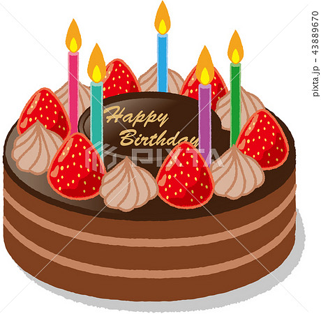 誕生日　ケーキ 43889670
