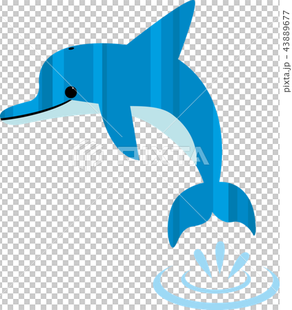ジャンプするイルカ 43889677