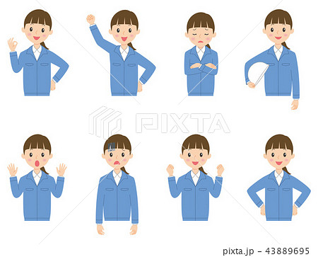 作業着女性集合2 43889695