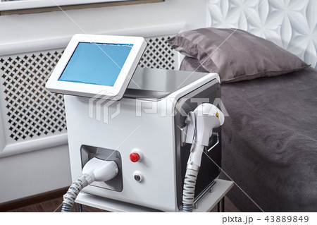 IPL cosmetology device. Hair laser removal service. Cosmetic LED laser device for photodynamic 43889849