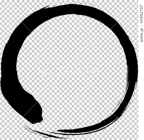 圓圈黑色畫筆字母 圓圈黑色畫筆字母 43892787